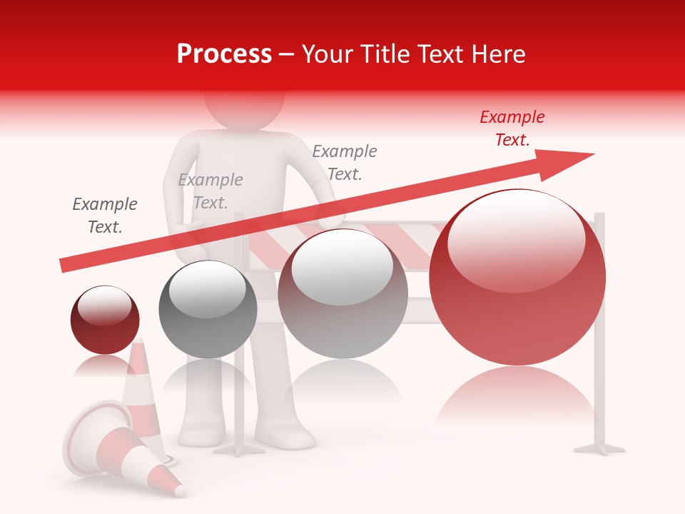 Constructor Symbol Road PowerPoint Template