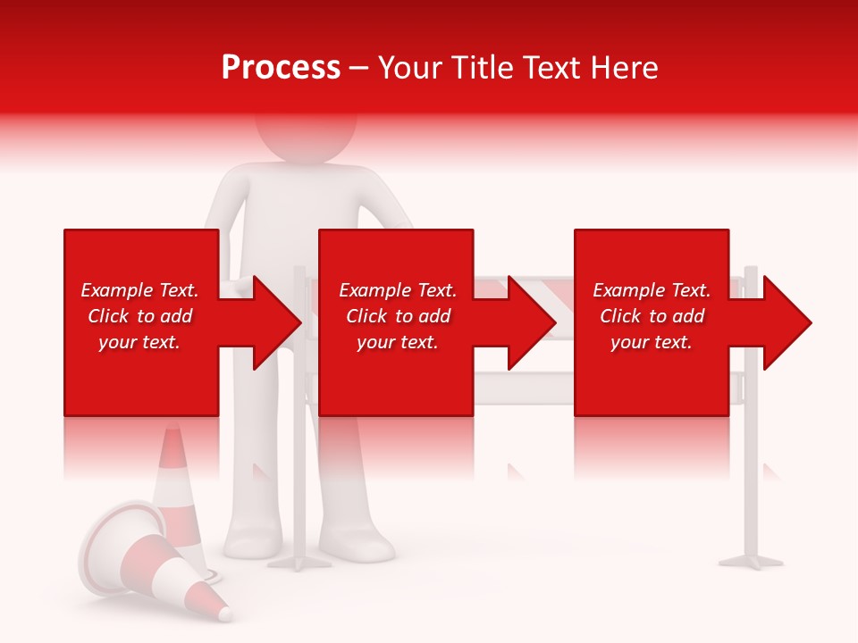 Constructor Symbol Road PowerPoint Template