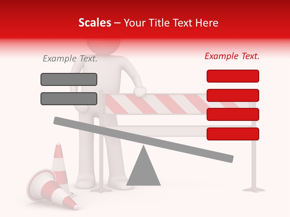 Constructor Symbol Road PowerPoint Template