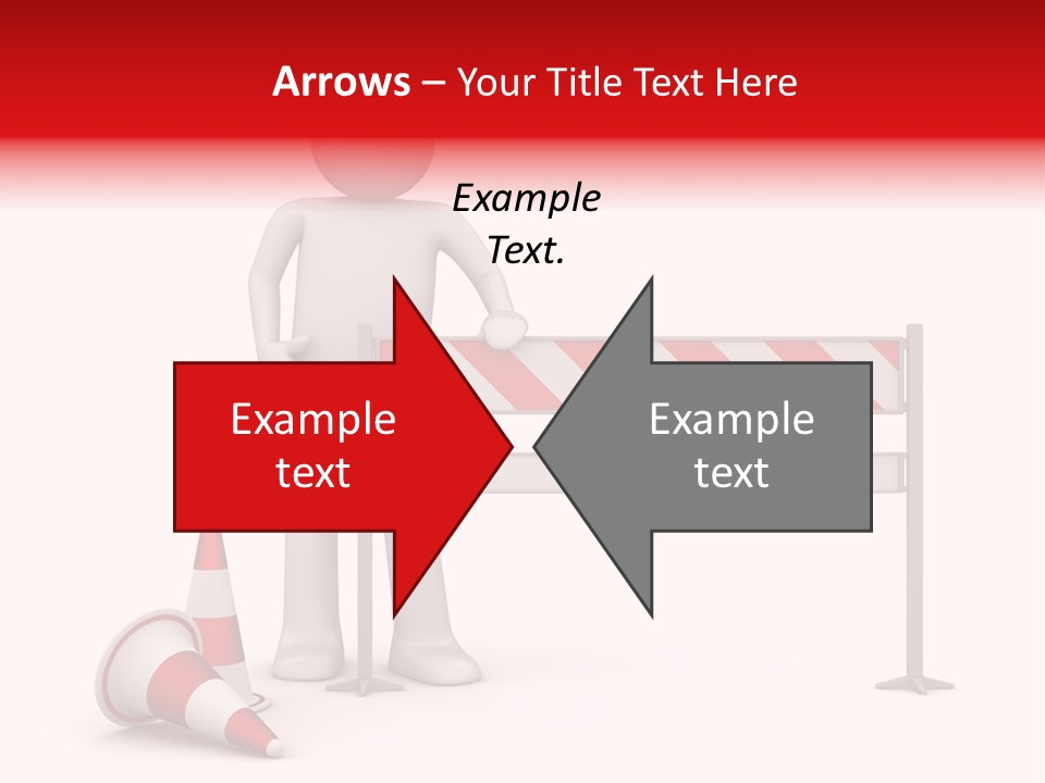 Constructor Symbol Road PowerPoint Template