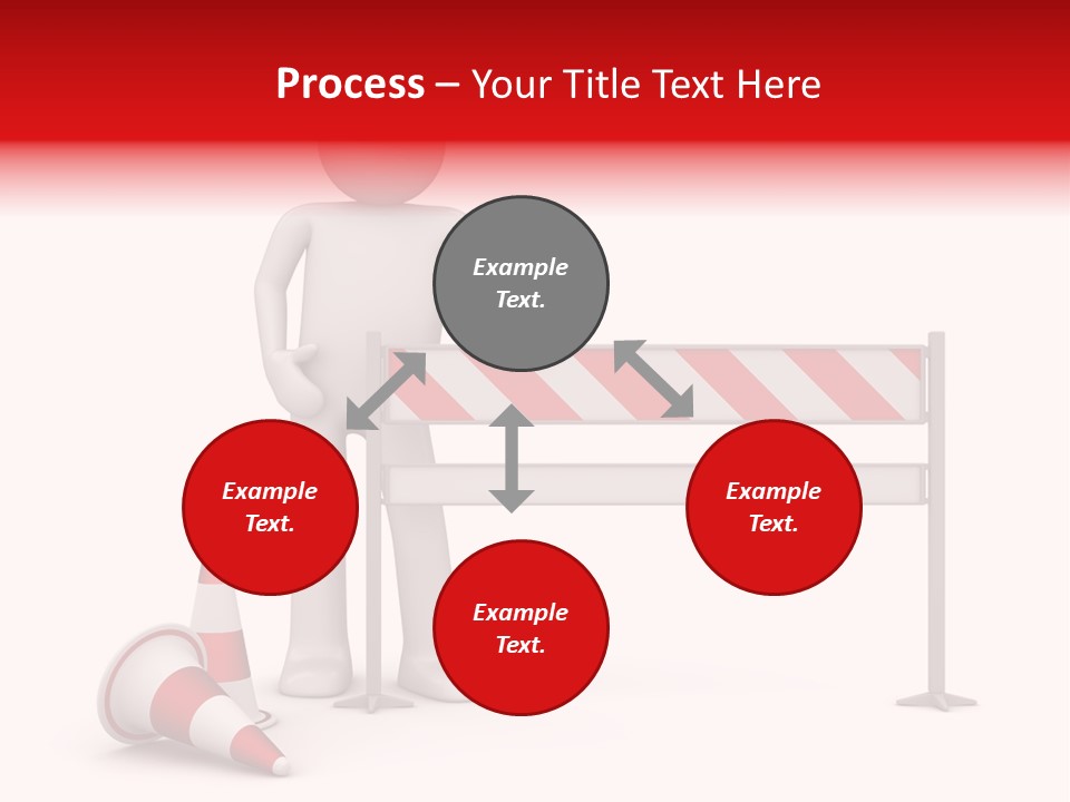 Constructor Symbol Road PowerPoint Template