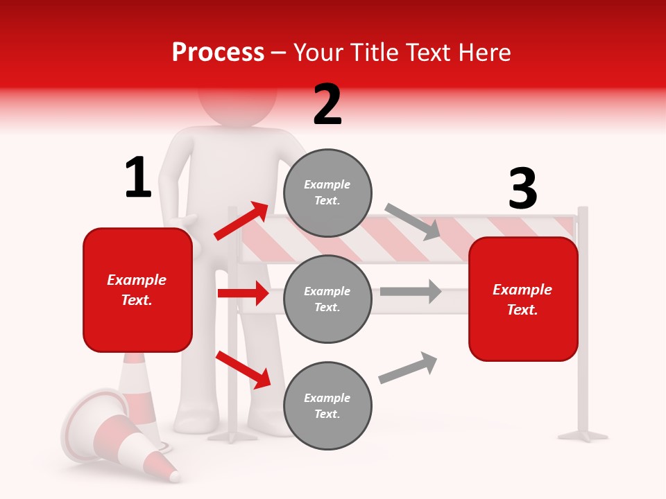 Constructor Symbol Road PowerPoint Template