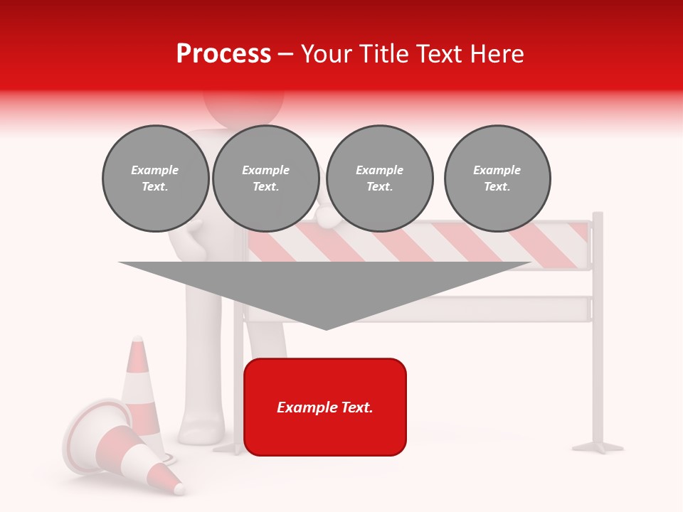 Constructor Symbol Road PowerPoint Template