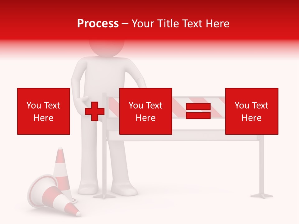 Constructor Symbol Road PowerPoint Template