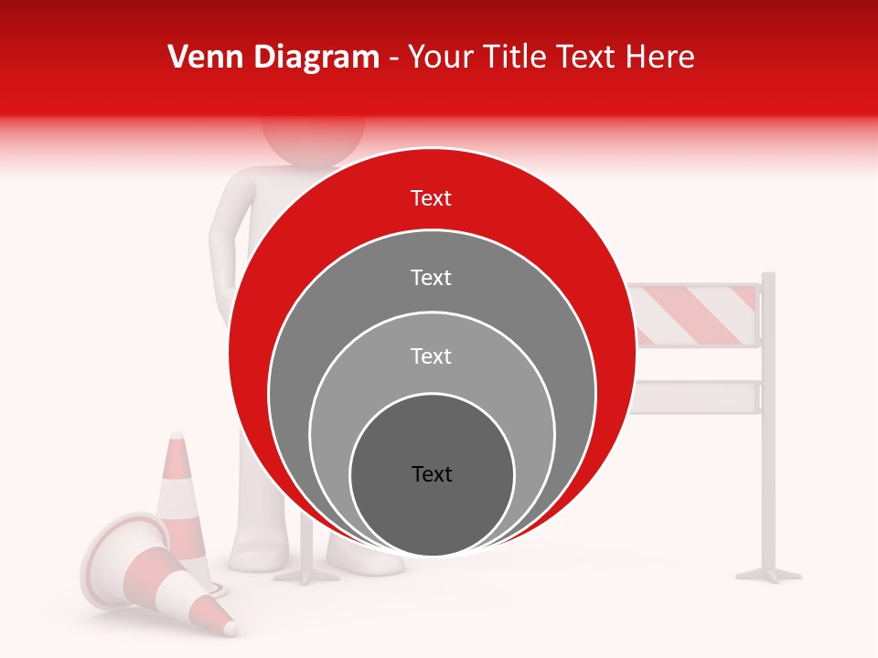 Constructor Symbol Road PowerPoint Template
