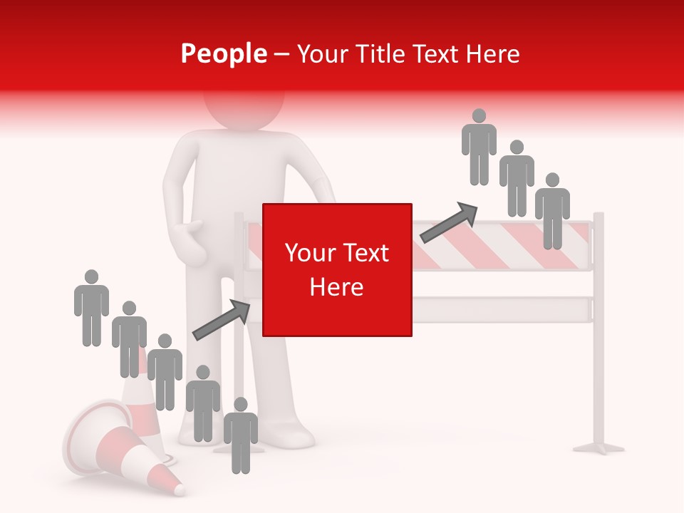 Constructor Symbol Road PowerPoint Template