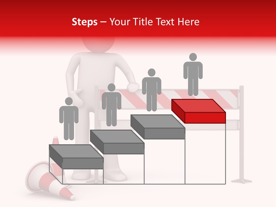 Constructor Symbol Road PowerPoint Template