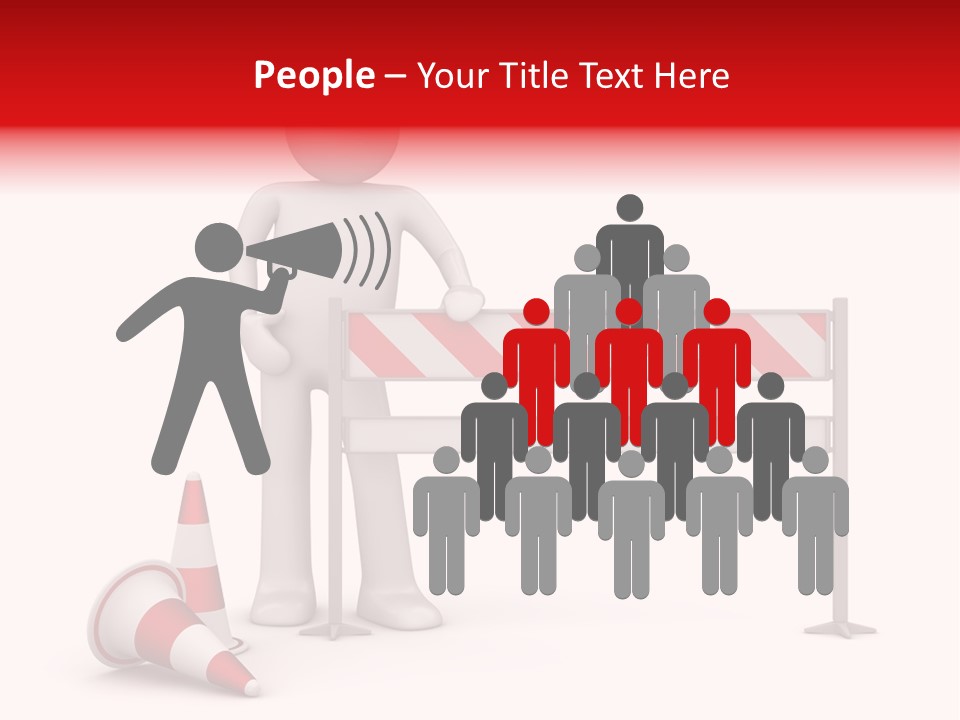 Constructor Symbol Road PowerPoint Template