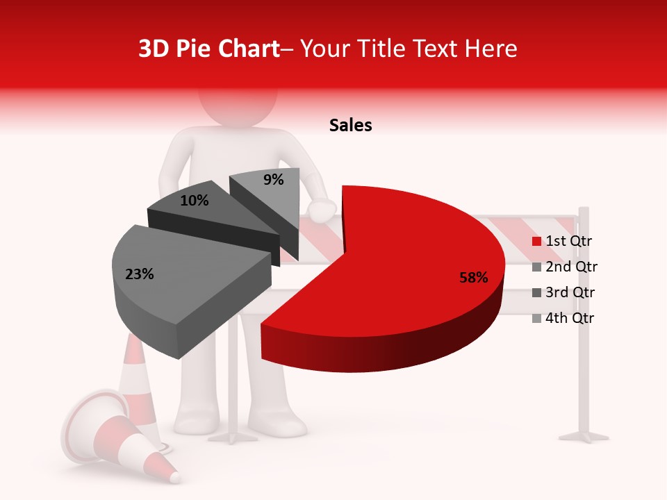 Constructor Symbol Road PowerPoint Template