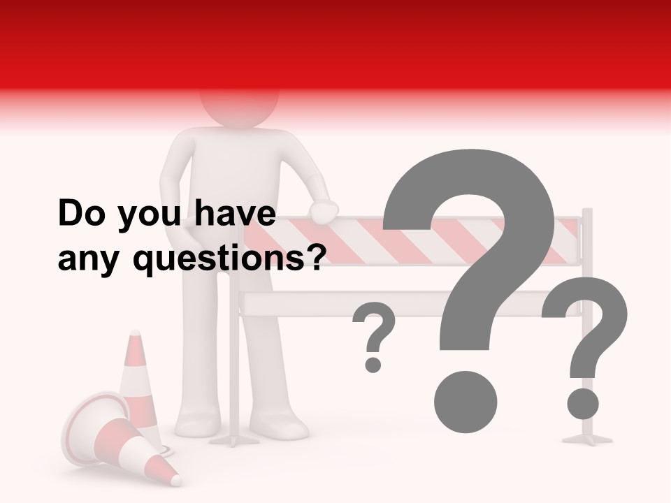 Constructor Symbol Road PowerPoint Template