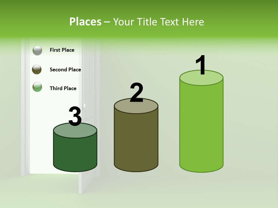 Wall Room Freedom PowerPoint Template