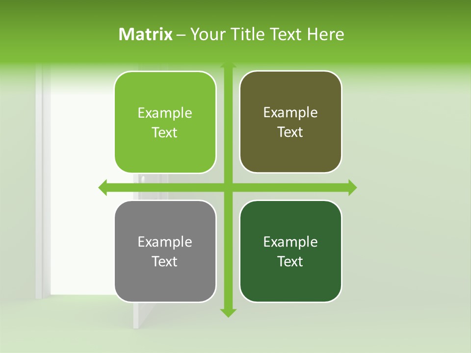 Wall Room Freedom PowerPoint Template