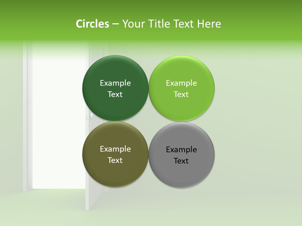 Wall Room Freedom PowerPoint Template