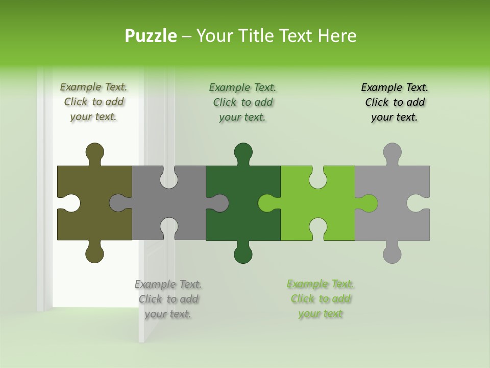 Wall Room Freedom PowerPoint Template