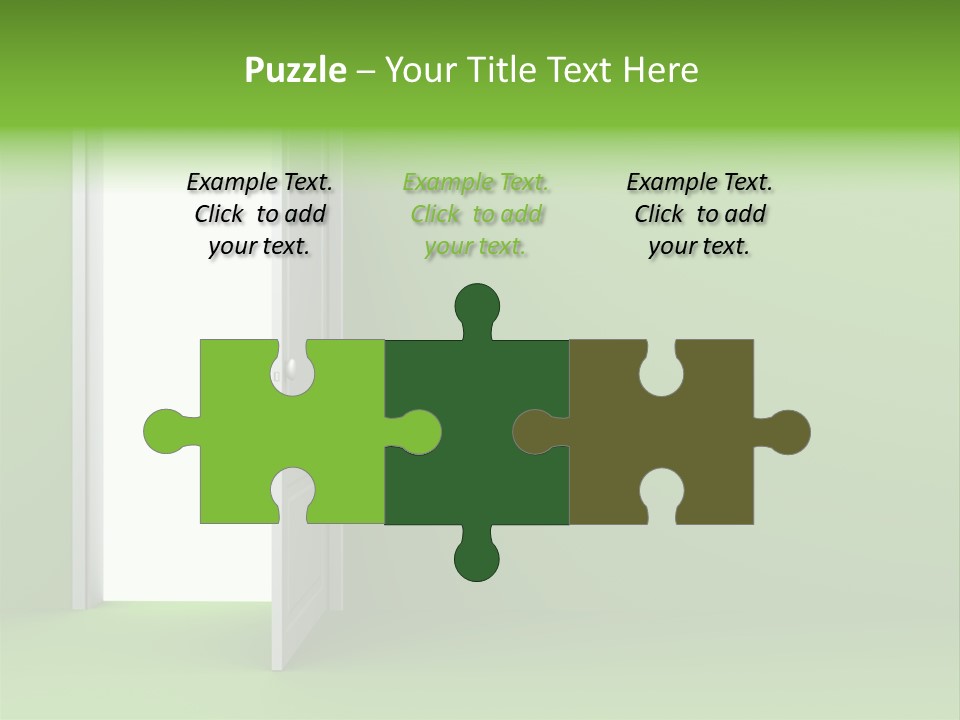 Wall Room Freedom PowerPoint Template