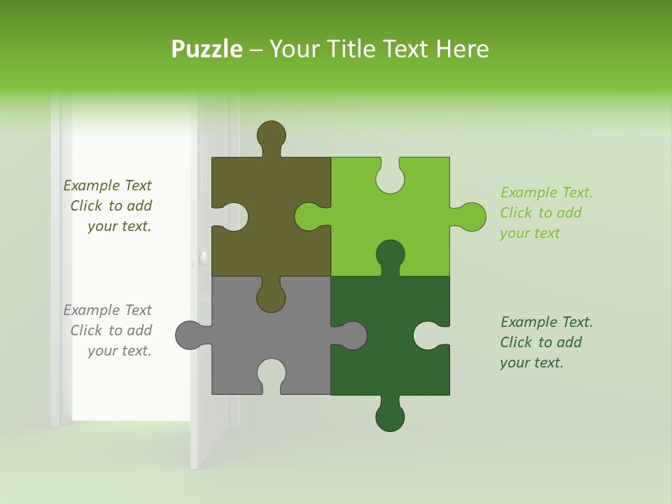 Wall Room Freedom PowerPoint Template