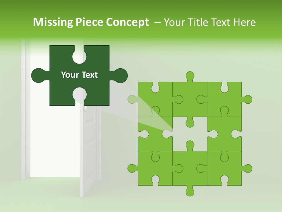 Wall Room Freedom PowerPoint Template