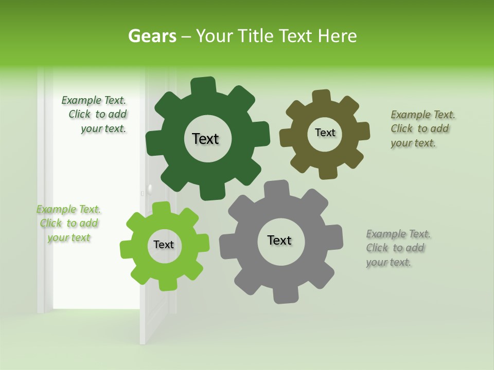 Wall Room Freedom PowerPoint Template