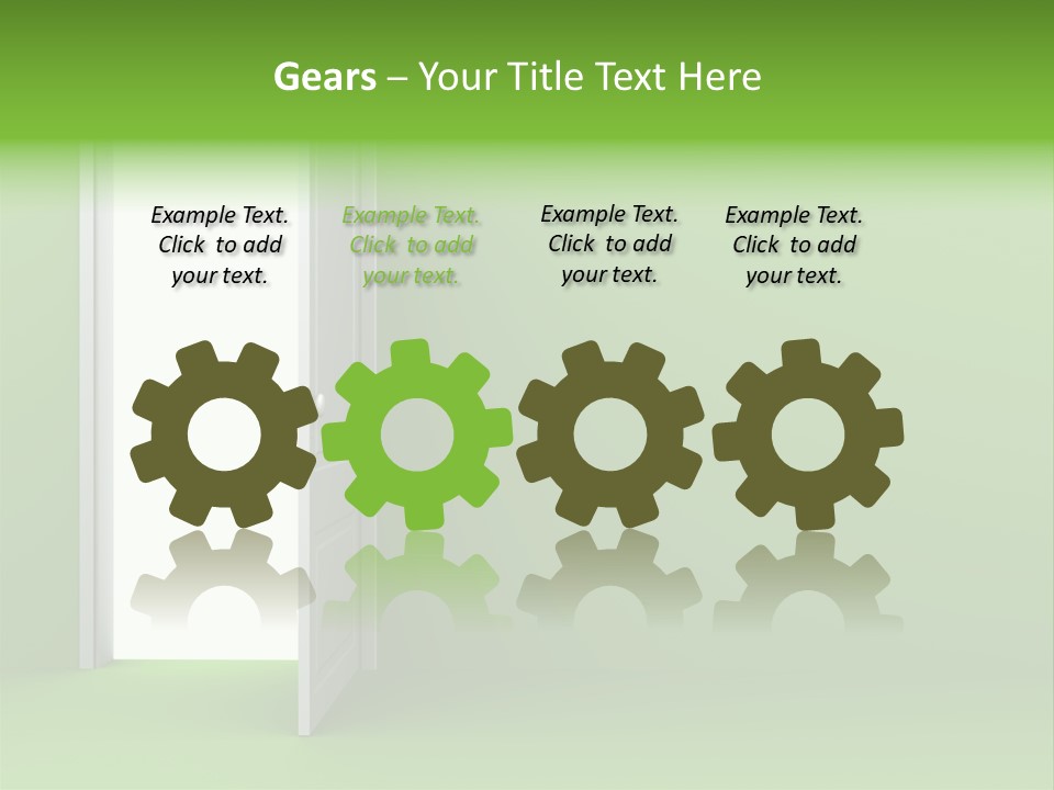 Wall Room Freedom PowerPoint Template