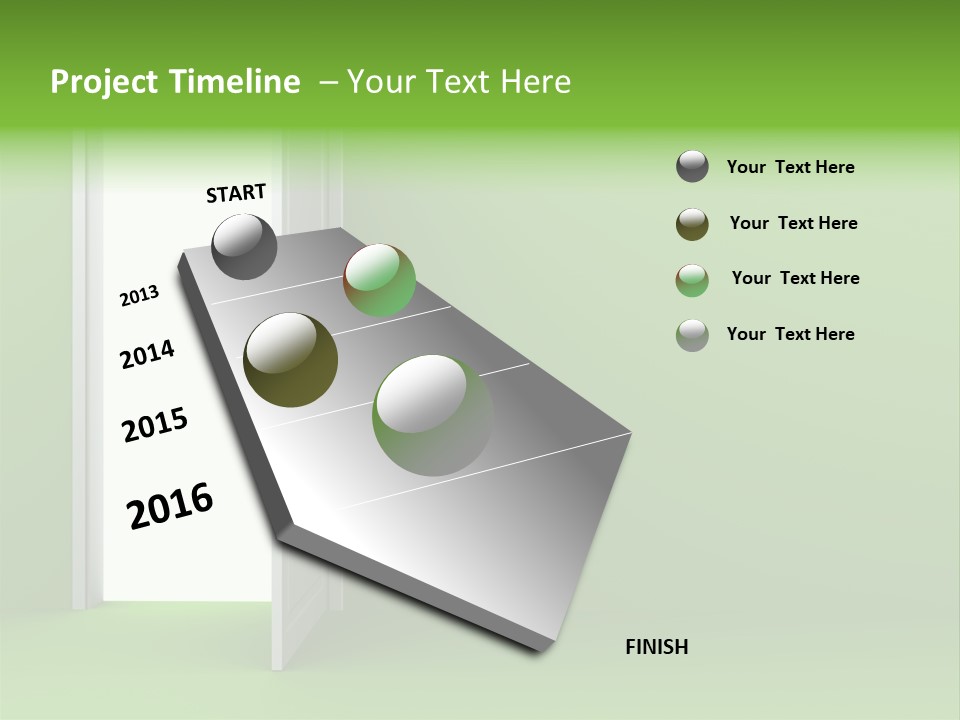 Wall Room Freedom PowerPoint Template