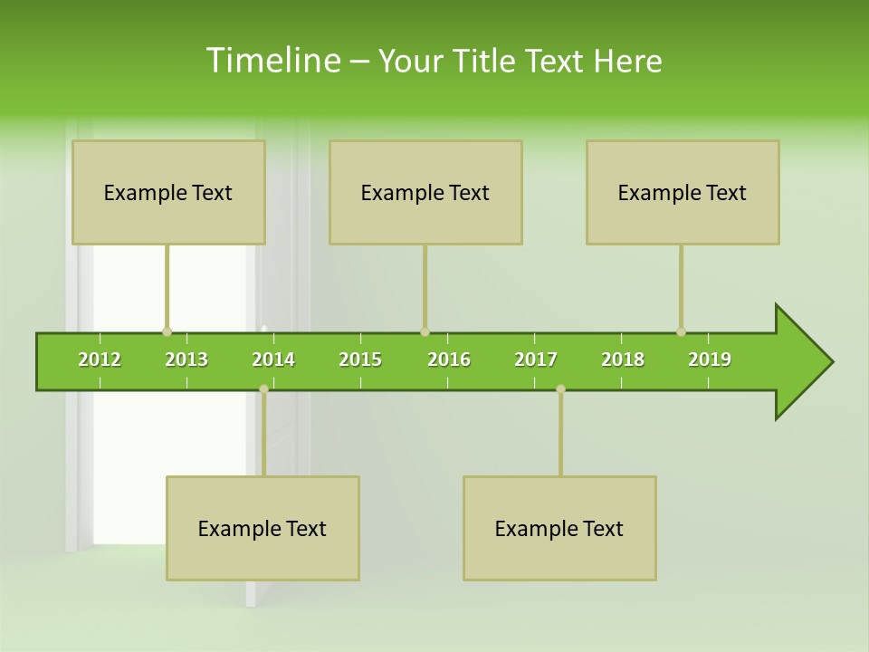 Wall Room Freedom PowerPoint Template
