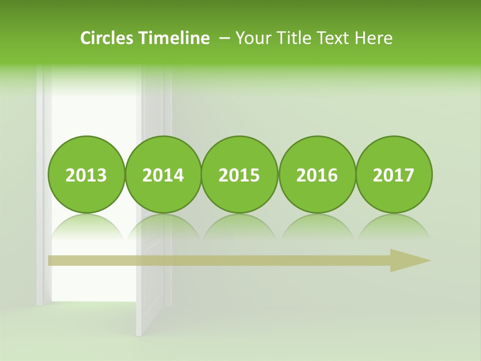 Wall Room Freedom PowerPoint Template