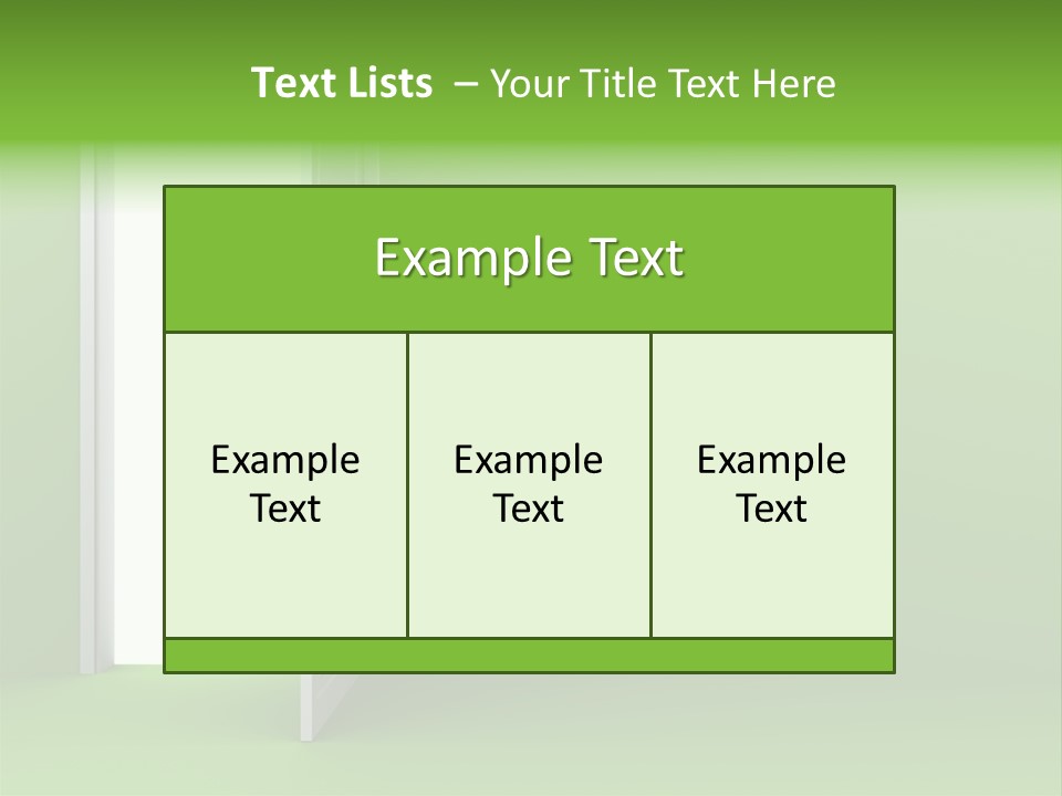 Wall Room Freedom PowerPoint Template