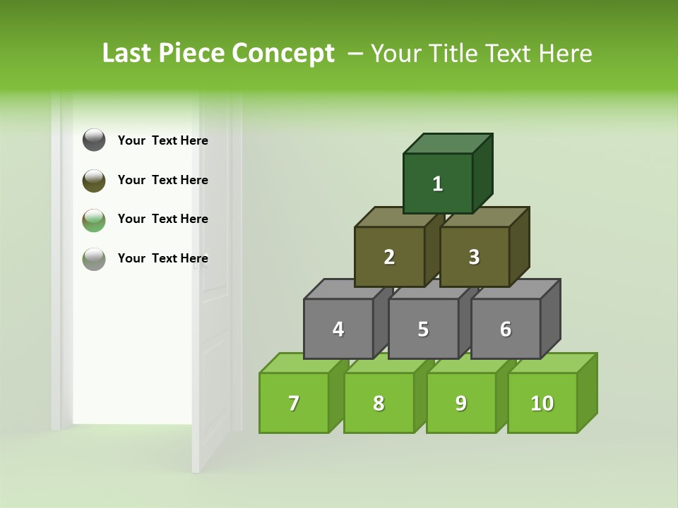 Wall Room Freedom PowerPoint Template