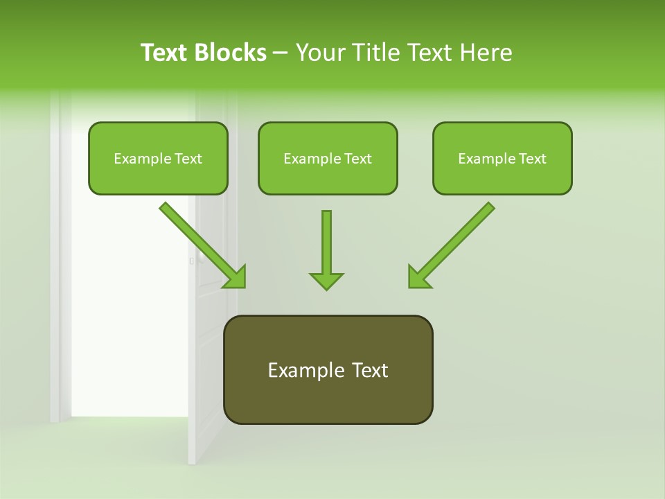 Wall Room Freedom PowerPoint Template