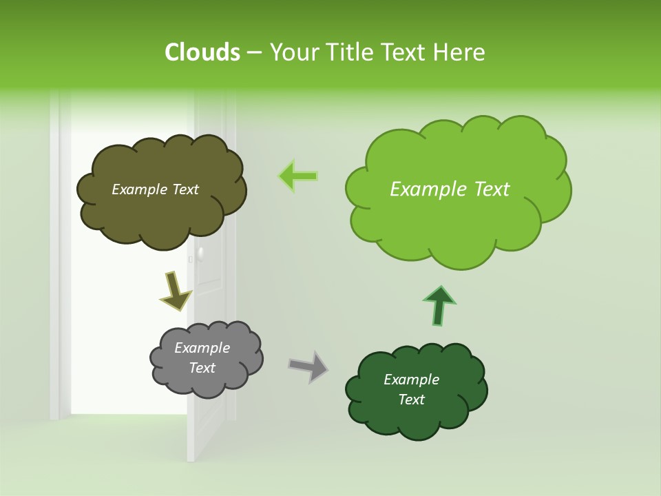 Wall Room Freedom PowerPoint Template