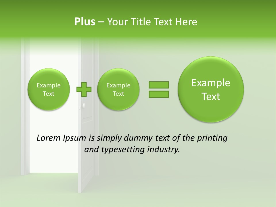 Wall Room Freedom PowerPoint Template