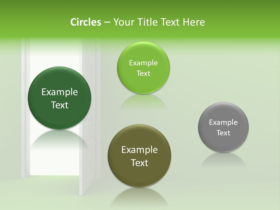 Wall Room Freedom PowerPoint Template