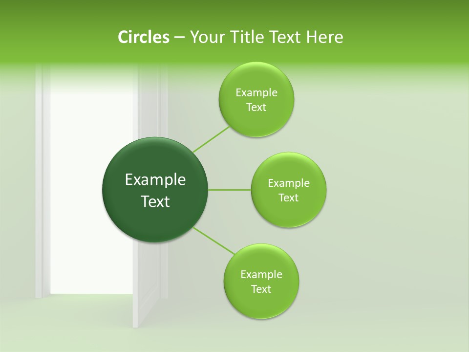 Wall Room Freedom PowerPoint Template