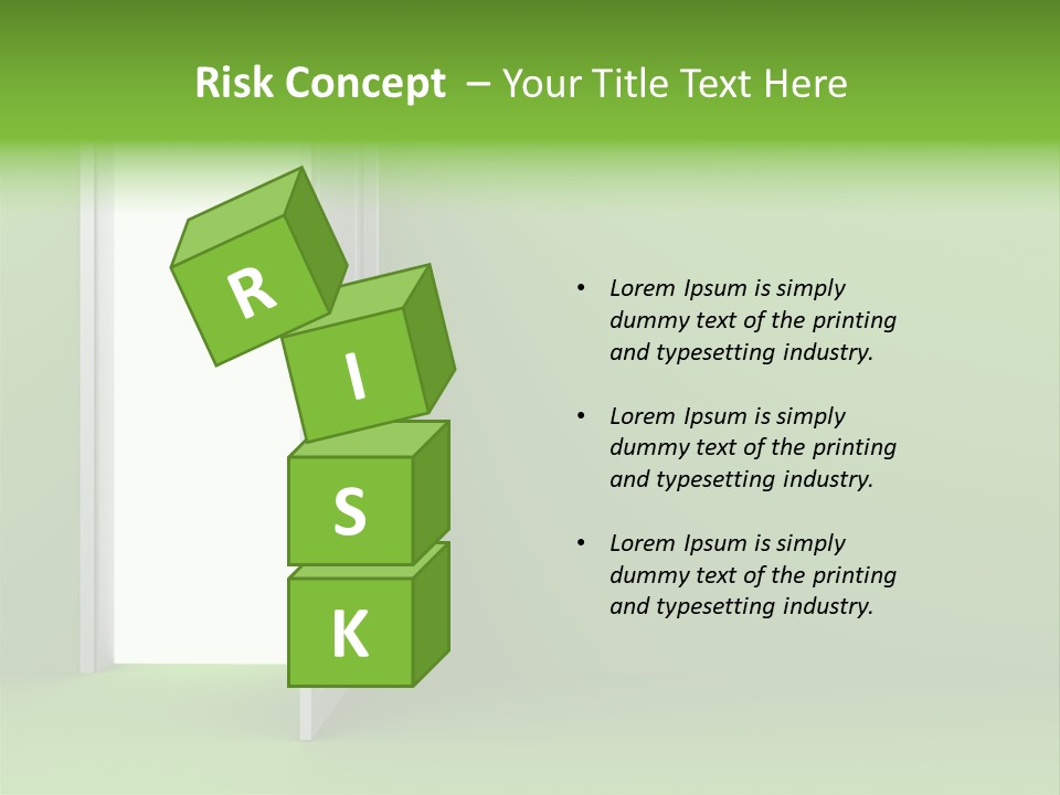 Wall Room Freedom PowerPoint Template