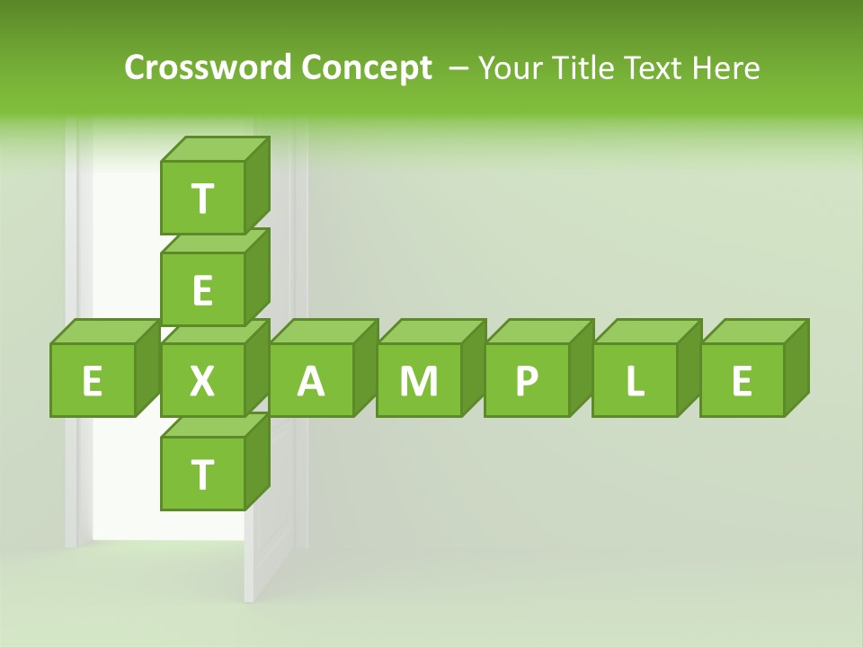 Wall Room Freedom PowerPoint Template