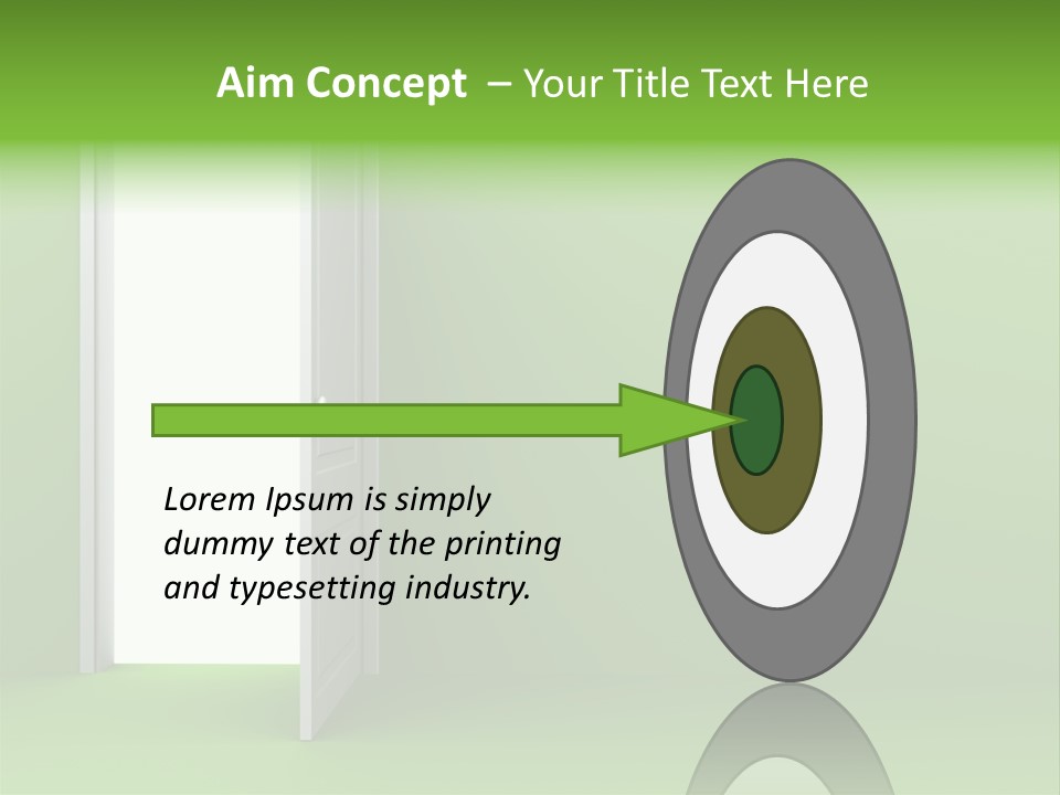 Wall Room Freedom PowerPoint Template