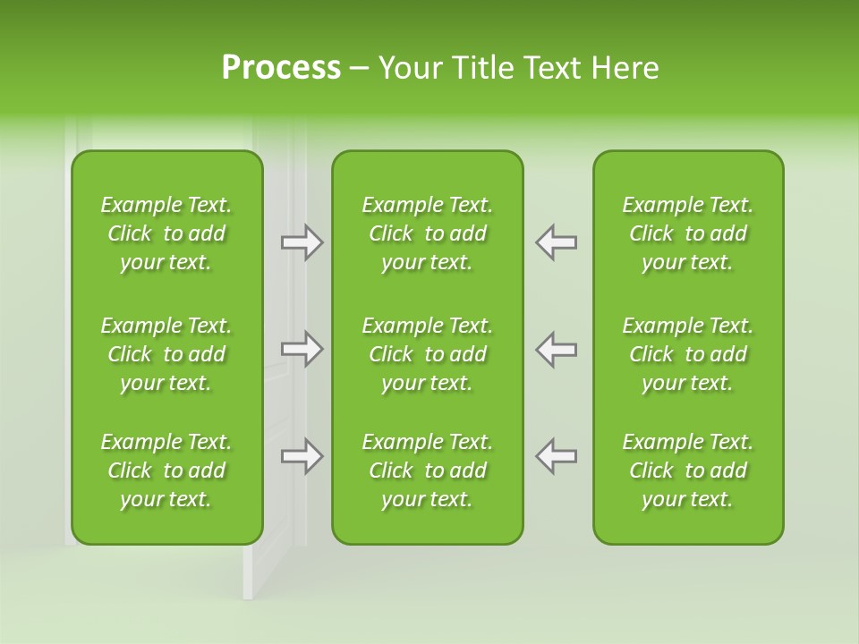 Wall Room Freedom PowerPoint Template