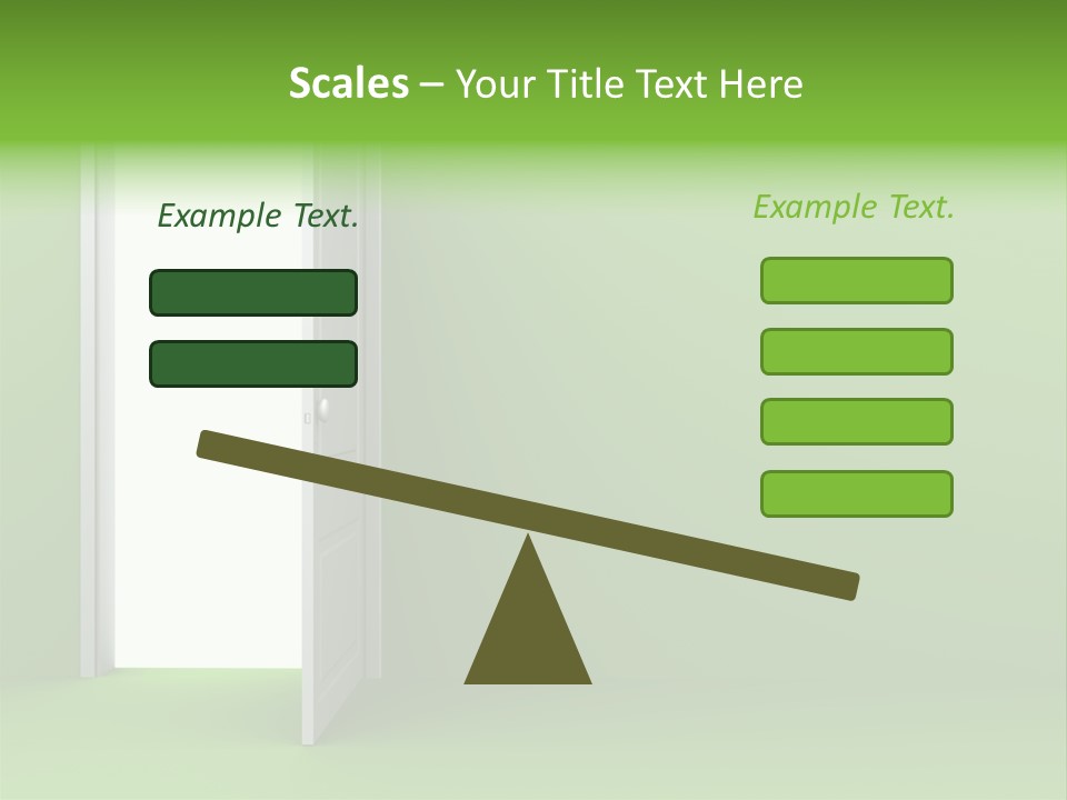 Wall Room Freedom PowerPoint Template