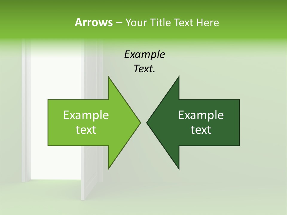 Wall Room Freedom PowerPoint Template