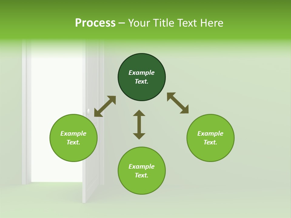 Wall Room Freedom PowerPoint Template