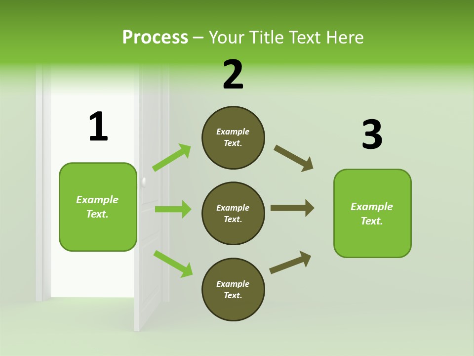 Wall Room Freedom PowerPoint Template
