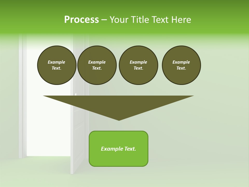 Wall Room Freedom PowerPoint Template