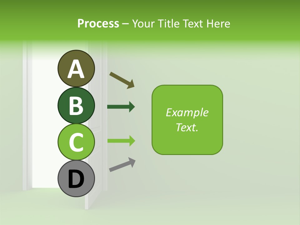Wall Room Freedom PowerPoint Template