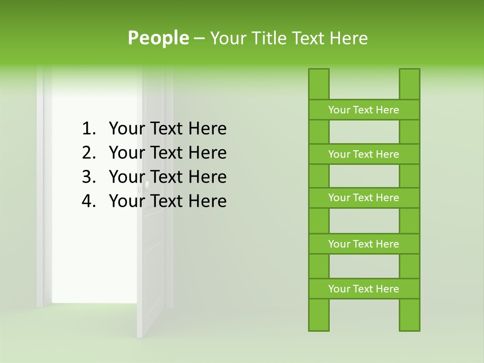 Wall Room Freedom PowerPoint Template