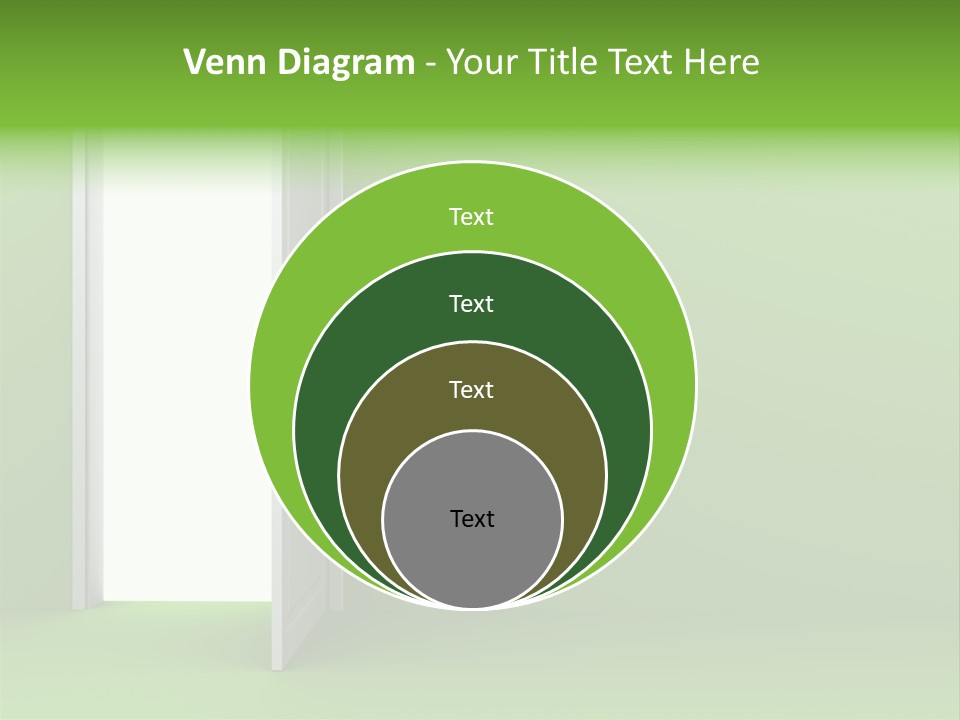 Wall Room Freedom PowerPoint Template