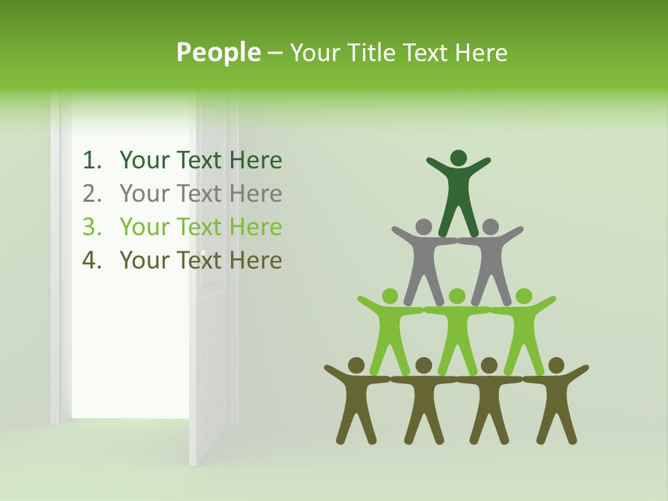 Wall Room Freedom PowerPoint Template