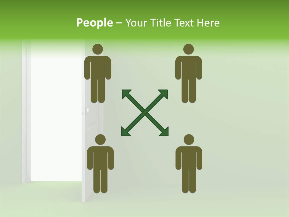 Wall Room Freedom PowerPoint Template