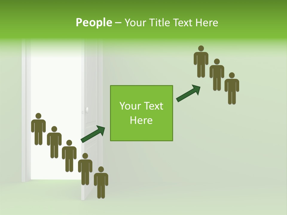 Wall Room Freedom PowerPoint Template