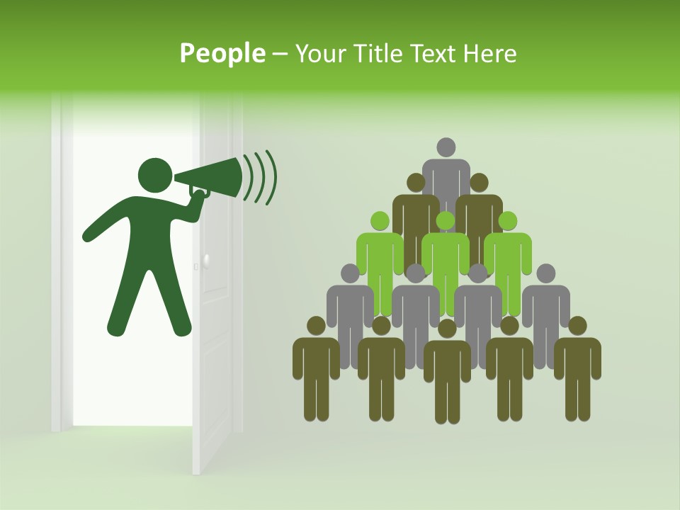 Wall Room Freedom PowerPoint Template