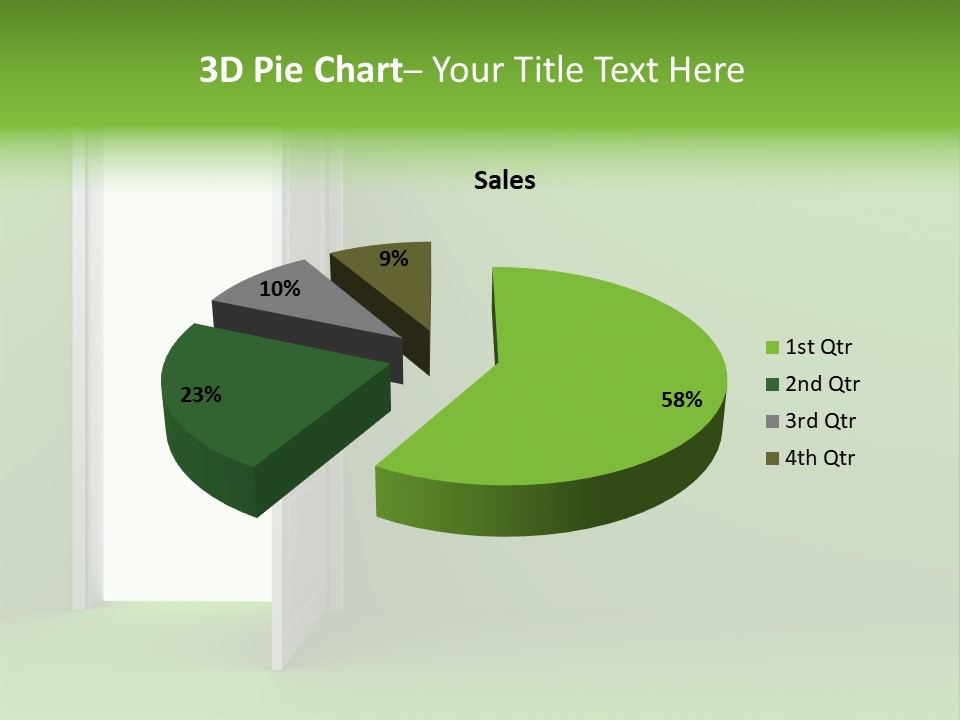 Wall Room Freedom PowerPoint Template